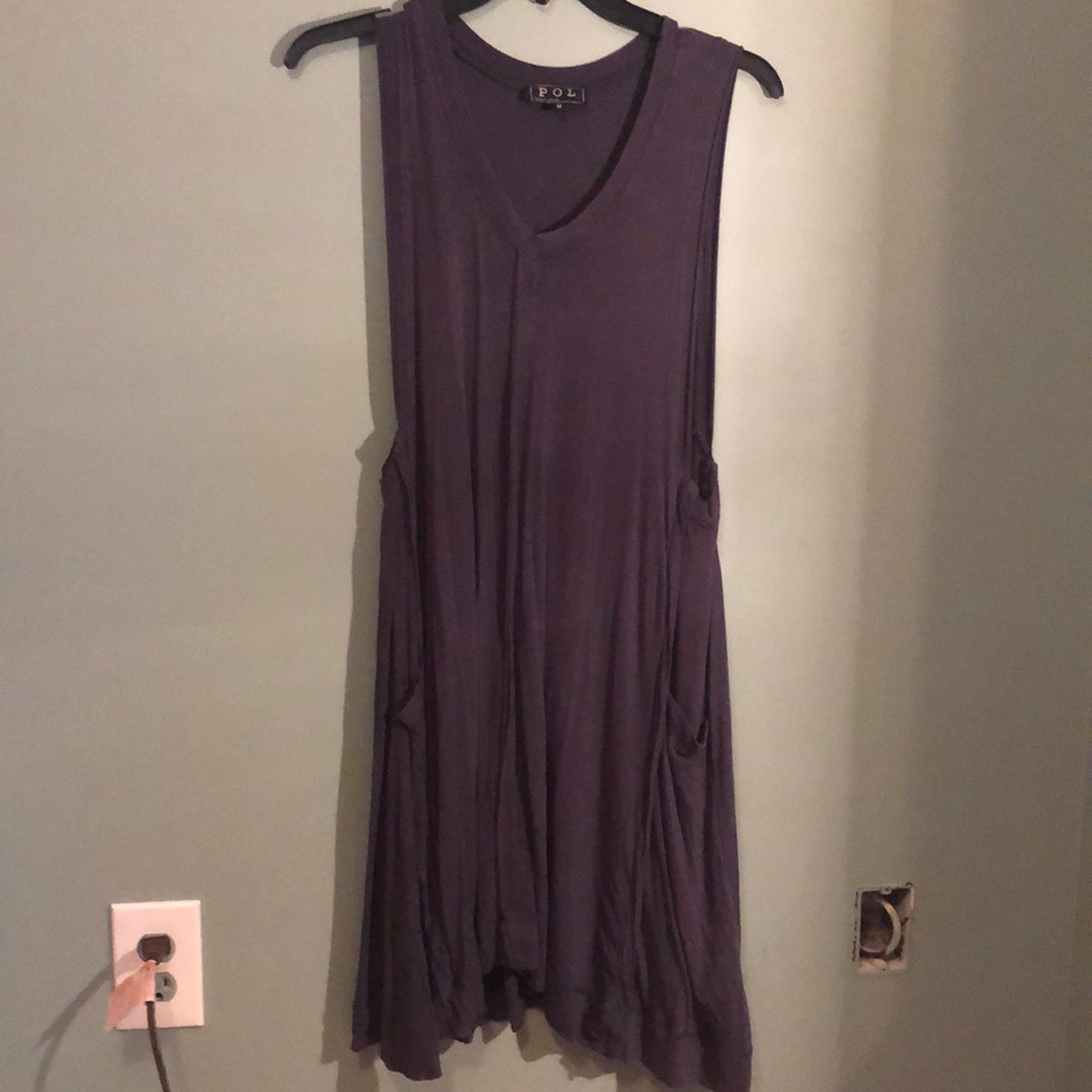 Off black/deep navy dress with pockets